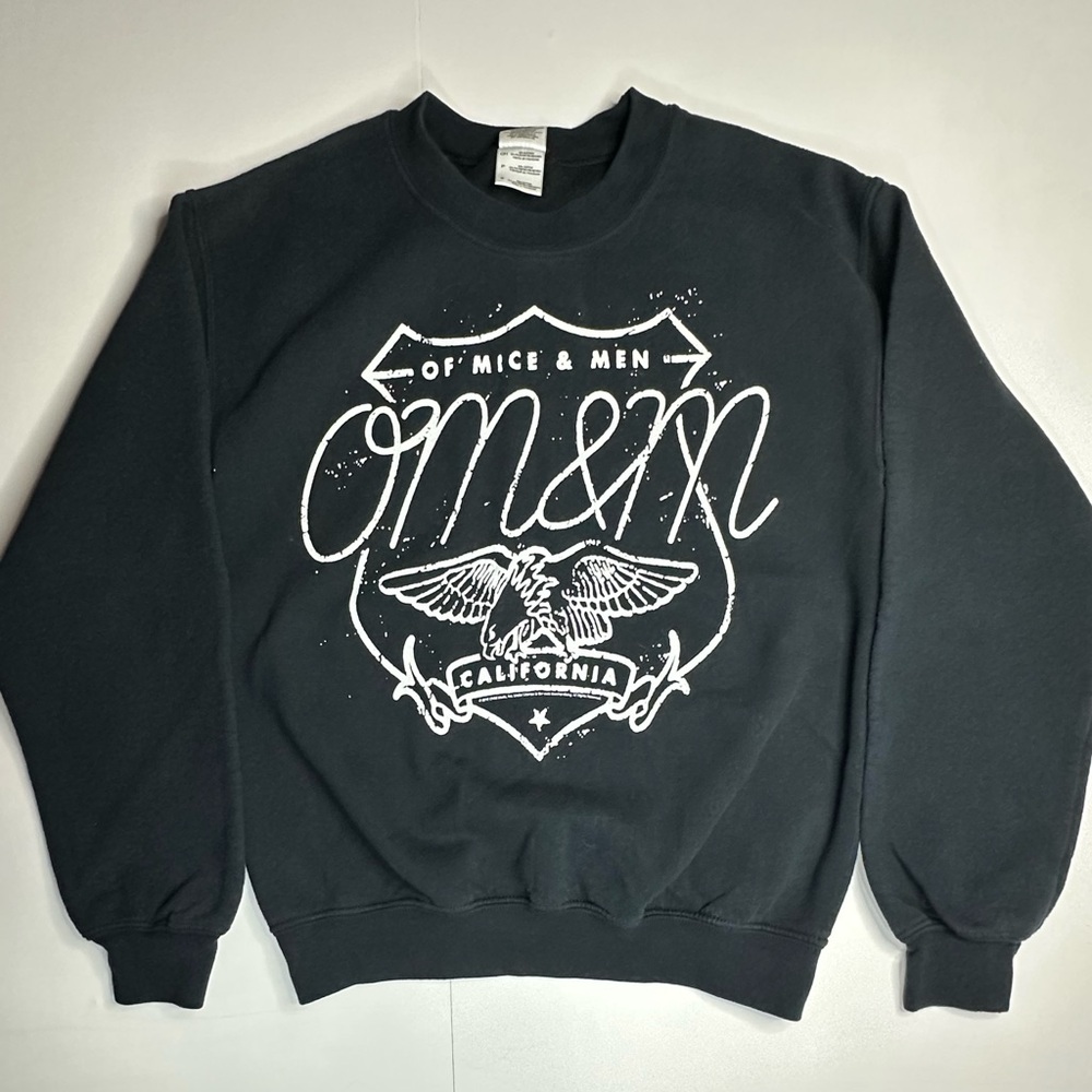 Of Mice & Men Band California Graphic Pullover Sweatshirt Gildan Small Hot Topic